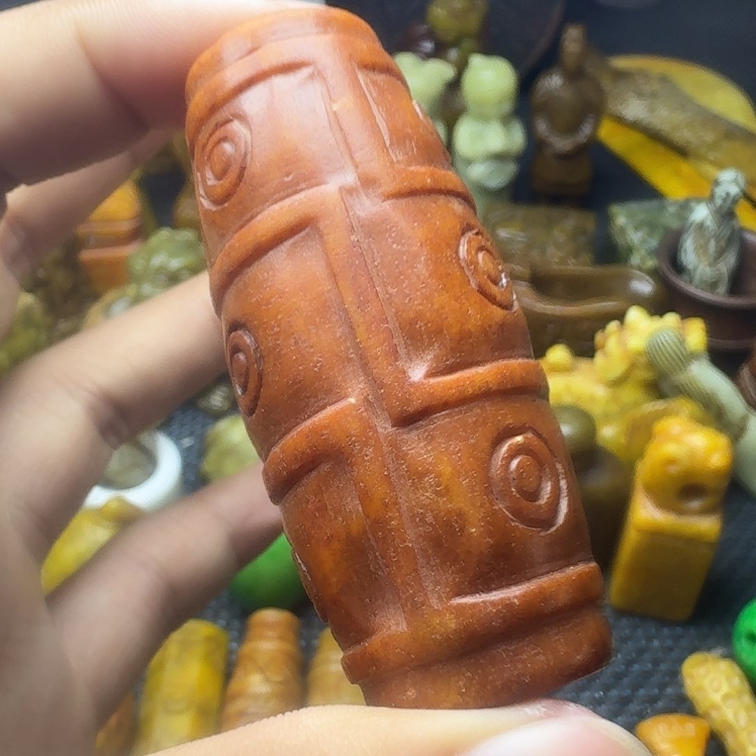 白玉菩提吊坠。。。