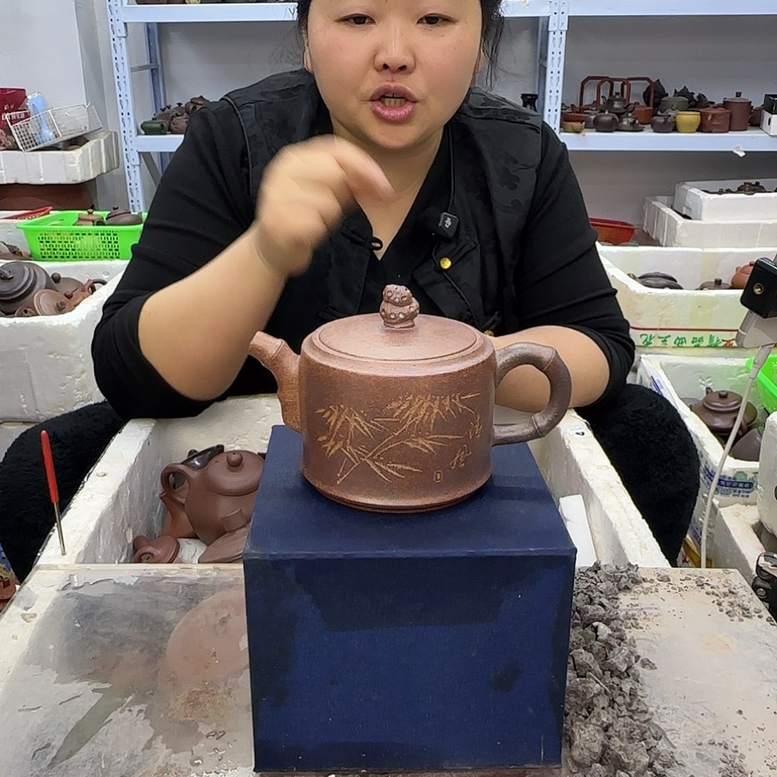 茶壶紫砂宜兴紫砂壶瑕疵处理