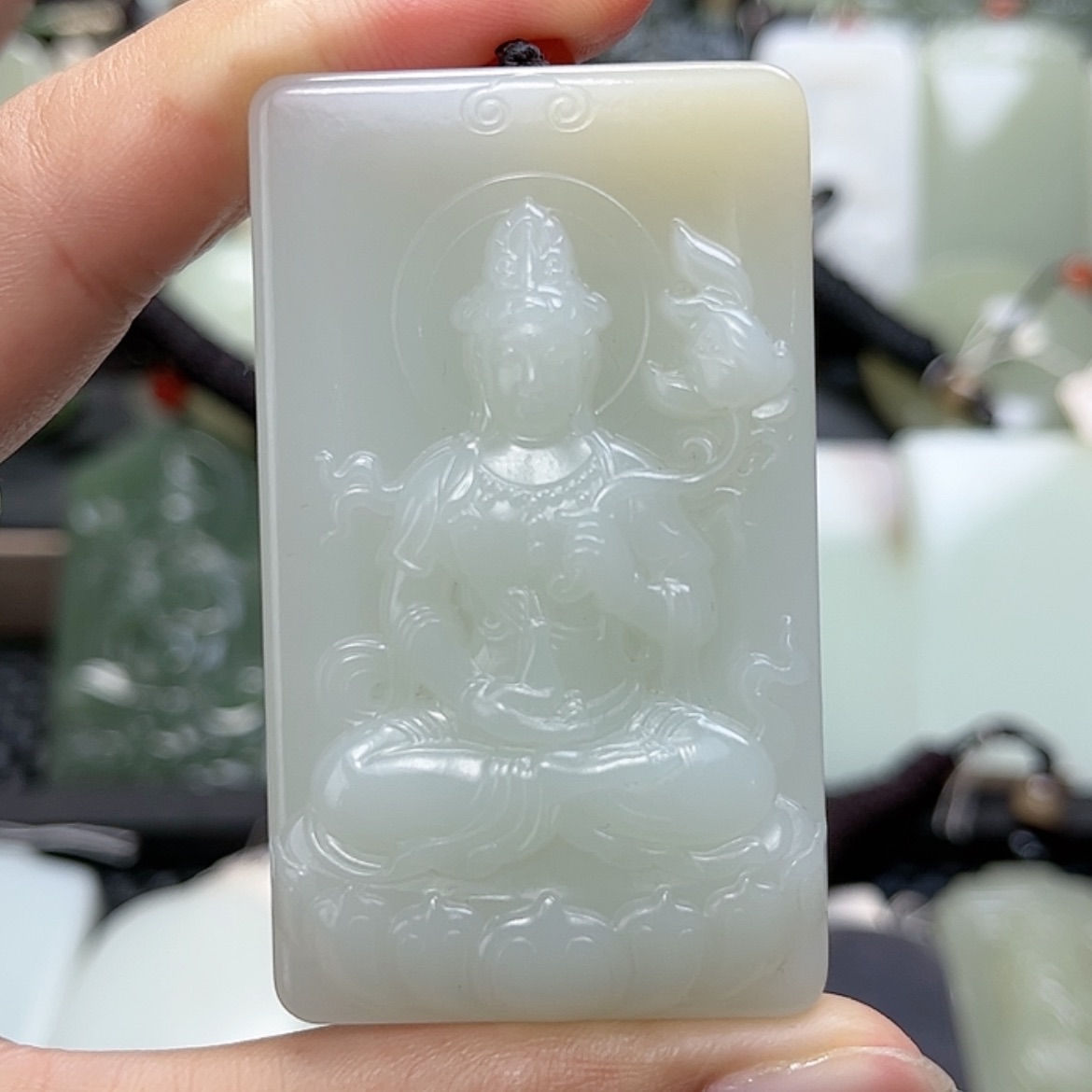 【闪购商品】颈饰未镶嵌和田玉河****）