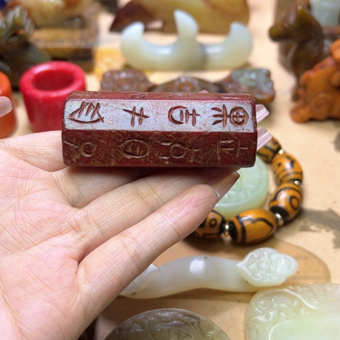 【闪购商品】蛇纹石玉颈饰未镶嵌