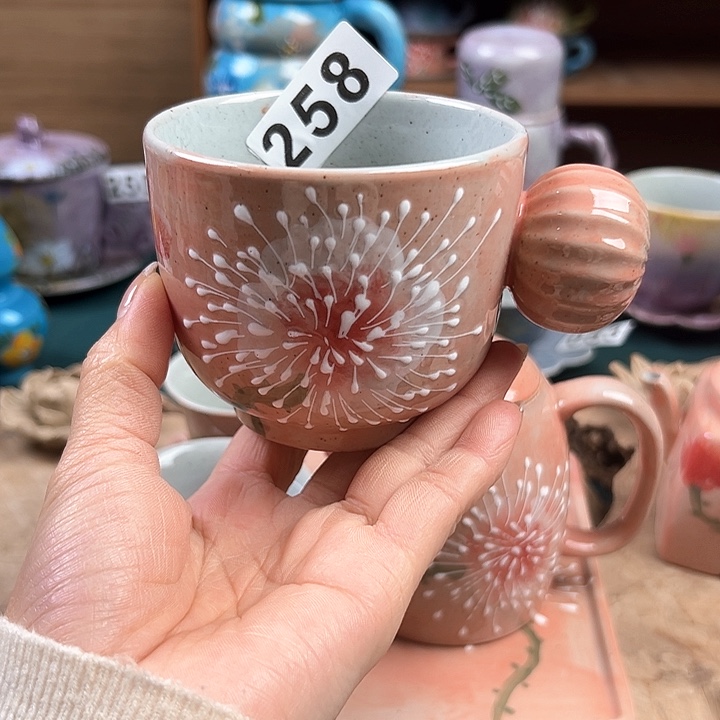 杯景德镇陶瓷手绘作品258