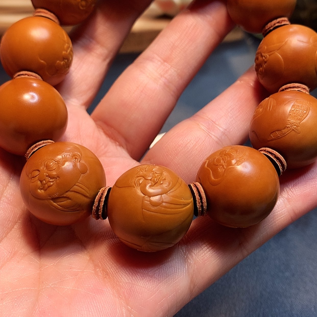 【闪购商品】橄榄核手串/手链安*橄榄雕