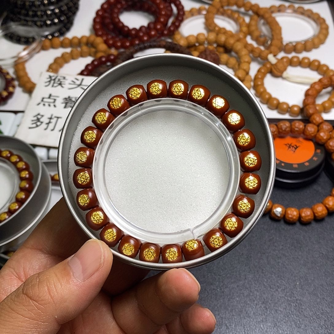 猴头核桃手串全品9左右满标直切32号