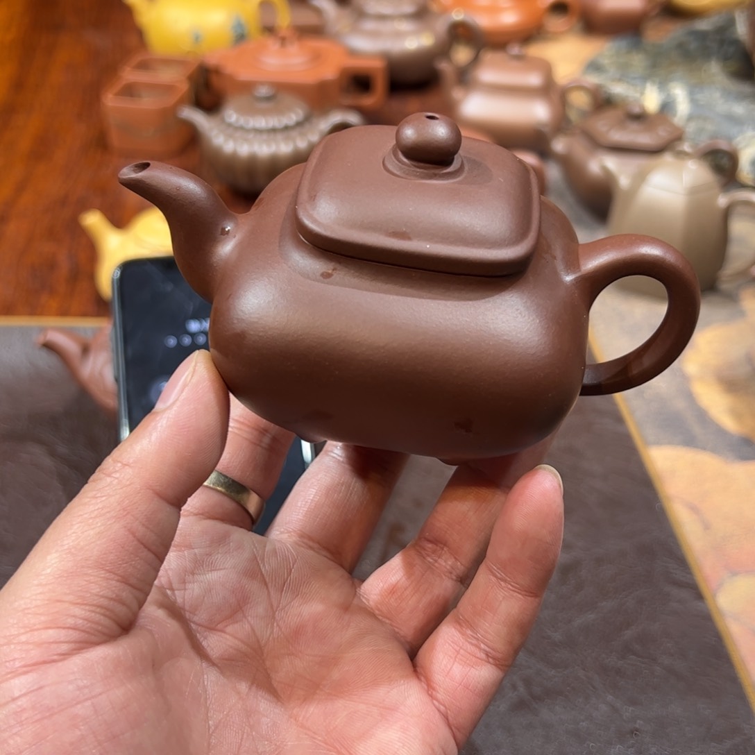 紫砂茶壶用****4精工手工紫砂壶