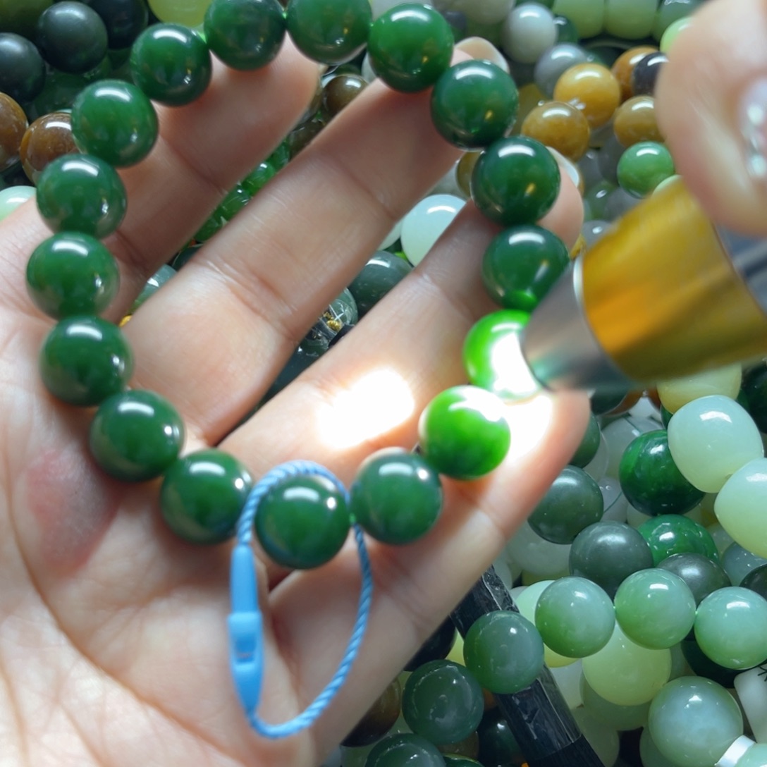 和田玉手链未镶嵌