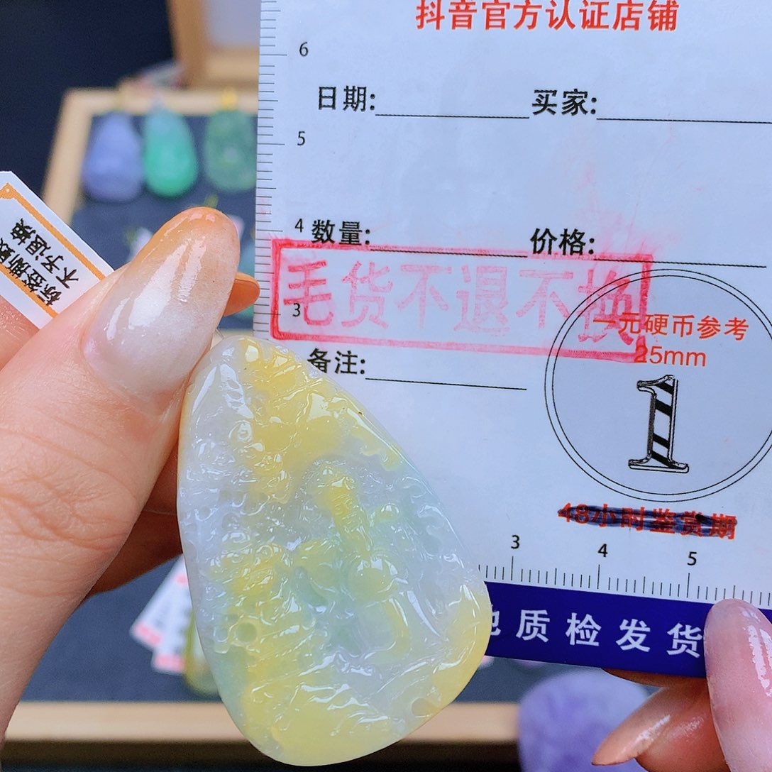 翡翠未镶嵌颈饰翡翠