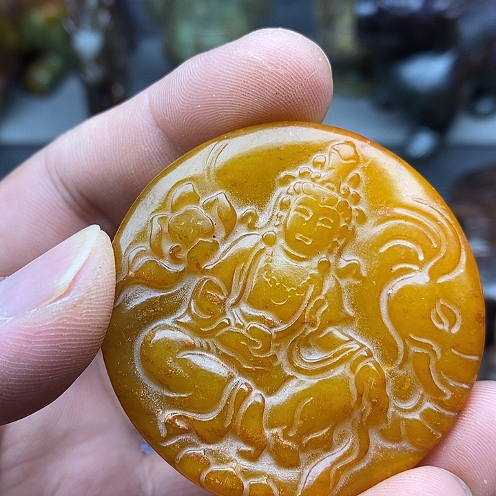 未镶嵌蛇纹石玉颈饰
