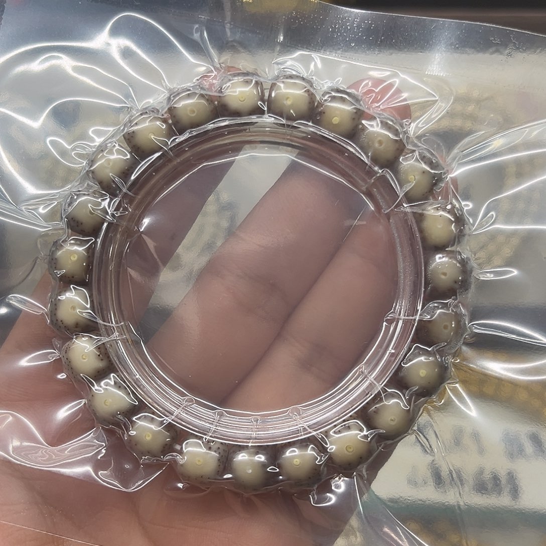 手串星月菩提卡10粉冰大眼