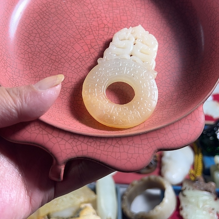 和田玉（糖玉）未镶嵌挂件
