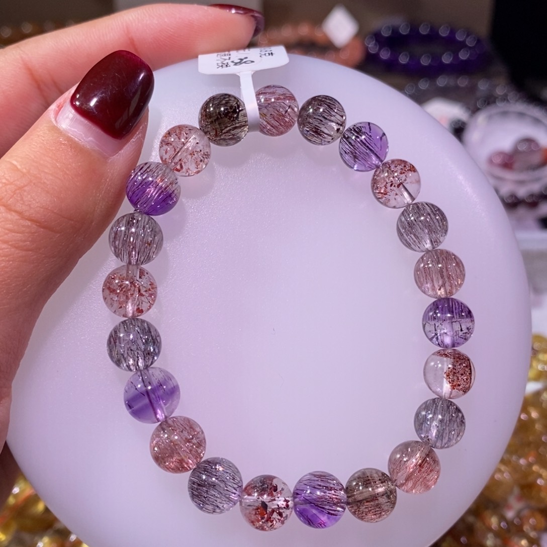 水晶手串未镶嵌?****?超七8+