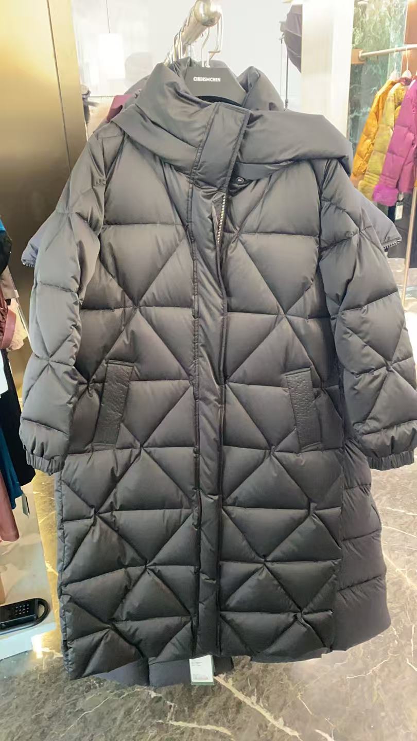 陌妆新款鹅绒连帽羽绒服51432