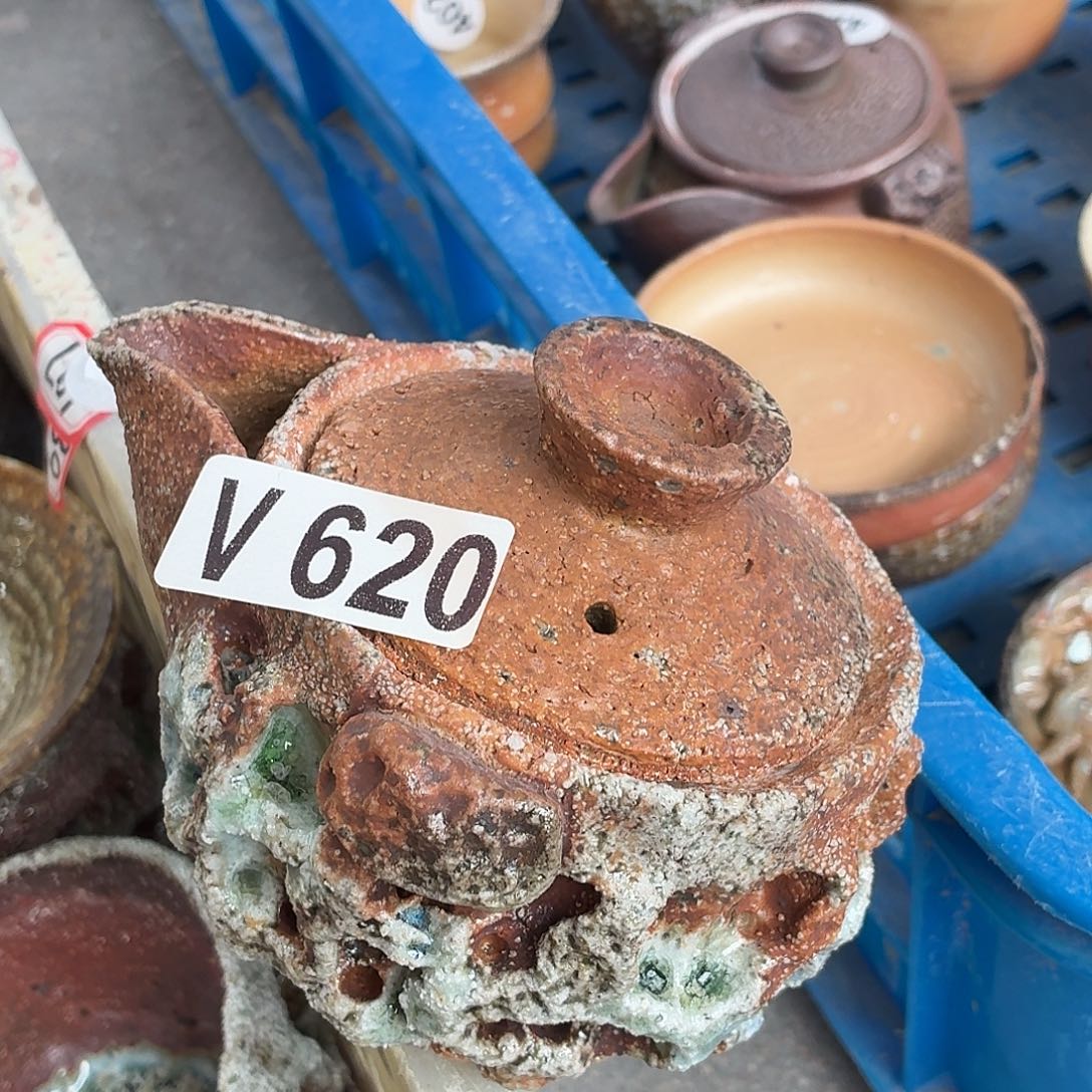 陶园柴烧，精品高货V620瑕