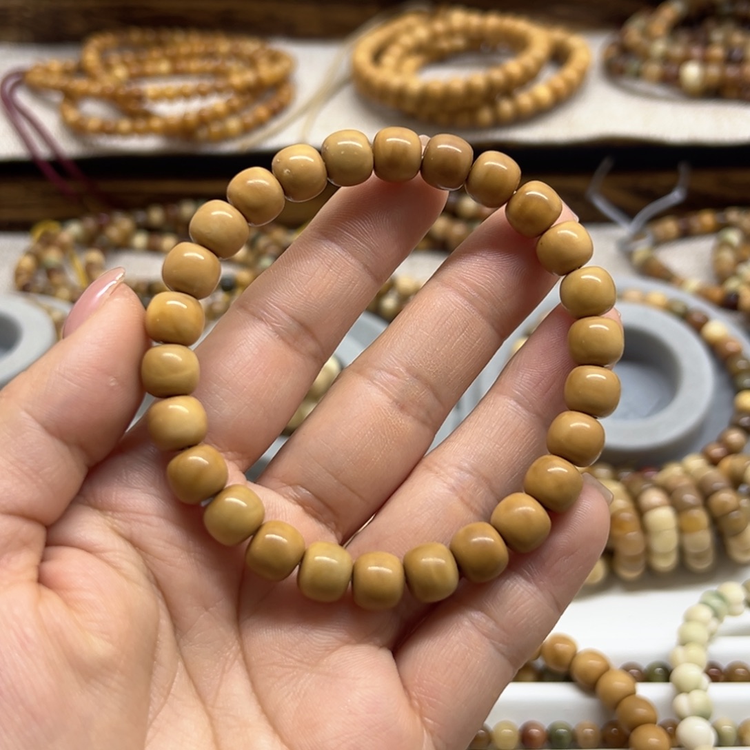 ^***糊手串龙脊菩提卡9老邢老料单圈