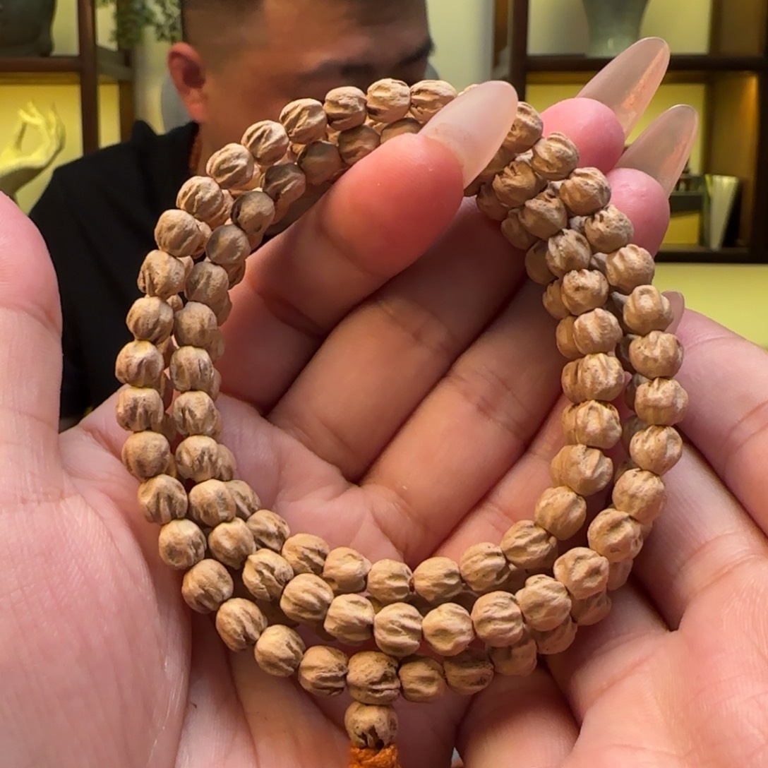 柏香籽/百香籽手串莲花6