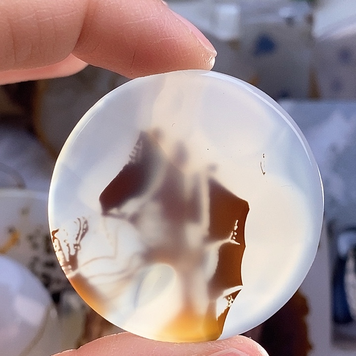 玛瑙/玉髓颈饰足银镀金镶嵌