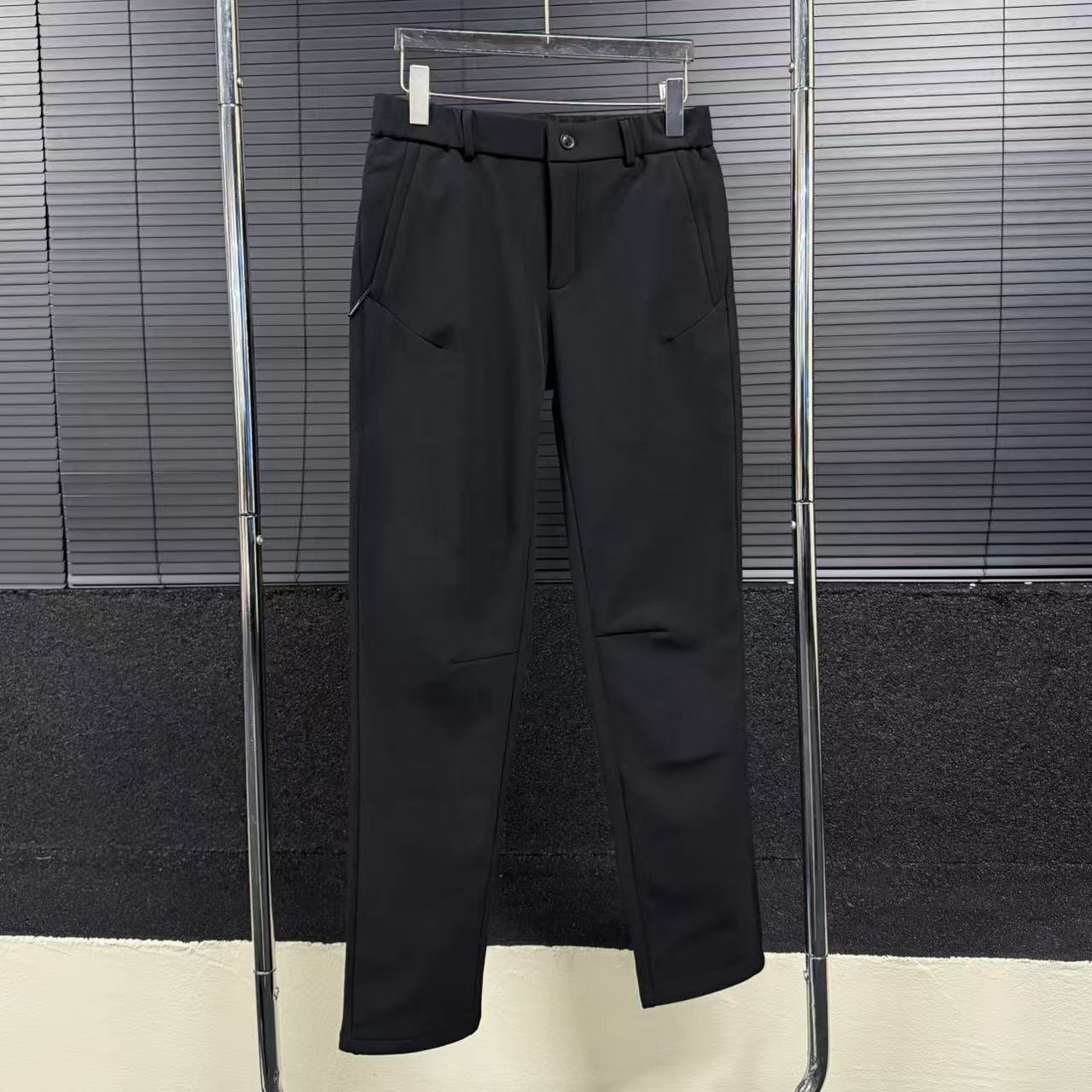 商务西裤9928简单净版腰带款加绒高端商务直筒休闲裤高品质爆款
