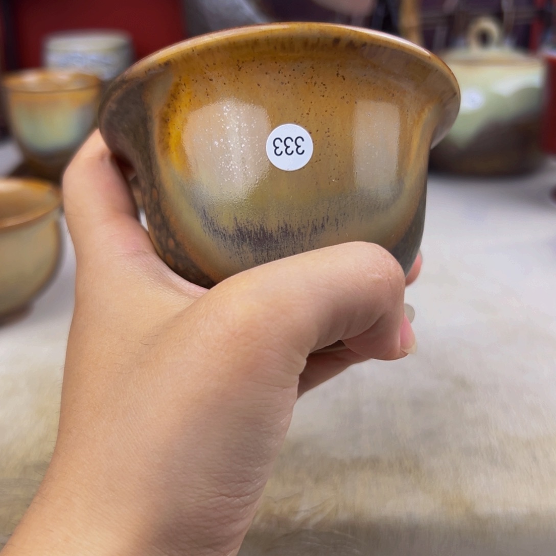 杯纯手工柴烧主人杯