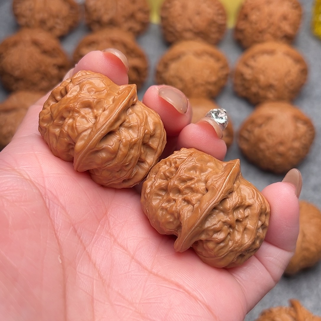 把件文玩核桃精品门头沟元宝38全品