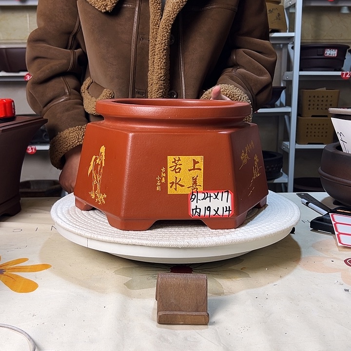 紫砂紫砂花盆花盆