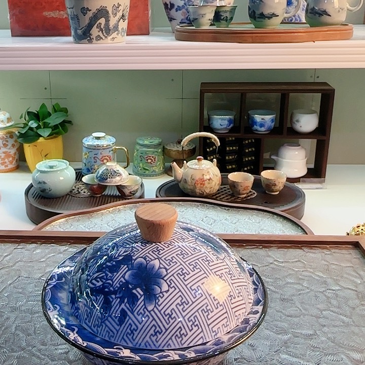 茶具套装旅行包茶叶罐玻璃杯