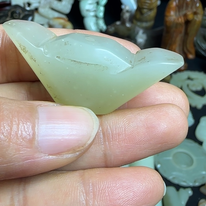 和田玉（糖玉）挂件未镶嵌