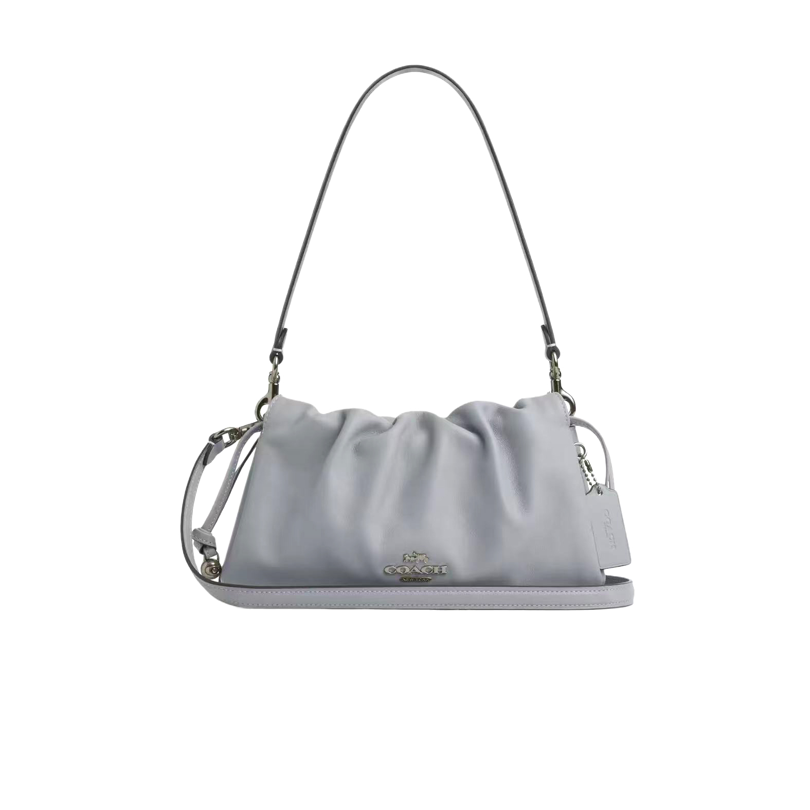 95新 COACH/蔻驰 95新/蔻驰蓝色云朵腋下斜挎包/H8016/26X15X7