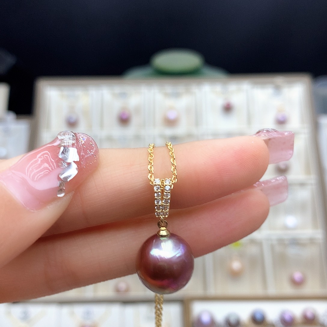 淡水珍珠颈饰合金