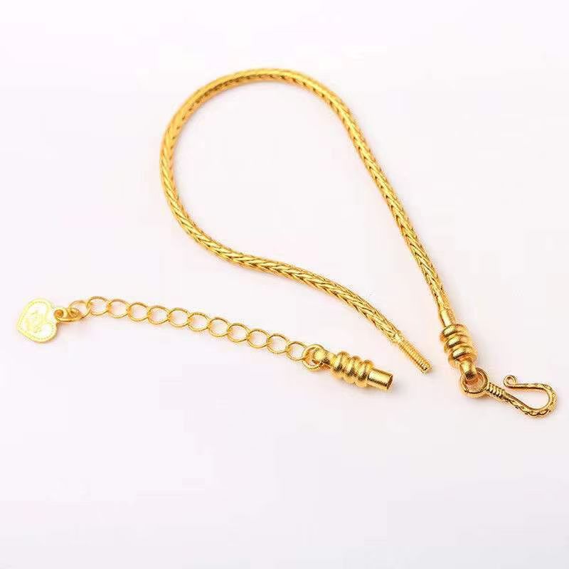 合金手链 经典百搭合金手绳万能DIY时尚款（赠2颗定位珠）