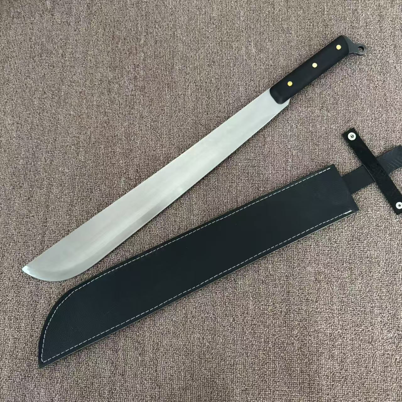 大开拓轨道钢一体唐横刀收藏工艺摆件未开刃