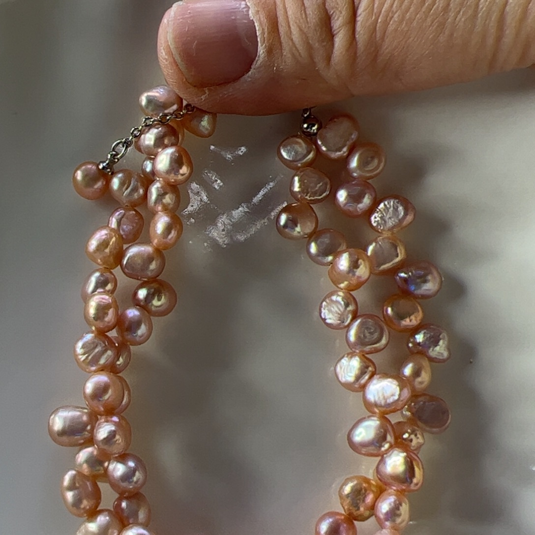 淡水珍珠手绳合金256