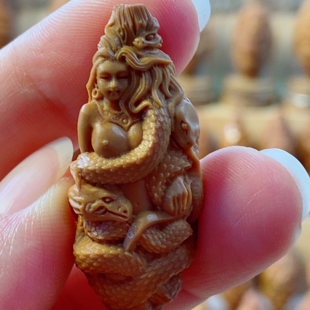 橄榄核手串/手链蛇女（美杜莎）