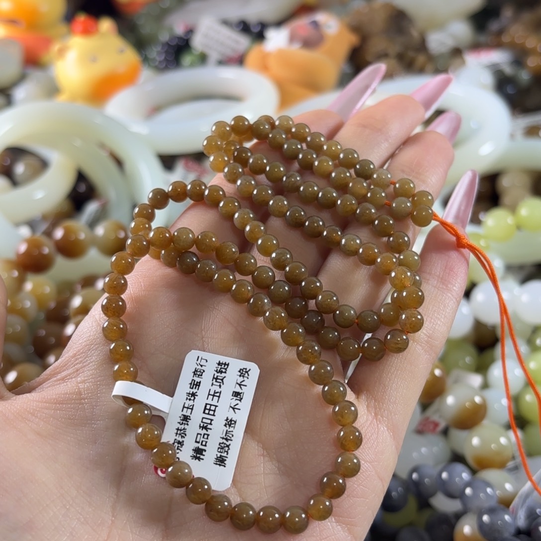 和田玉未镶嵌手链394