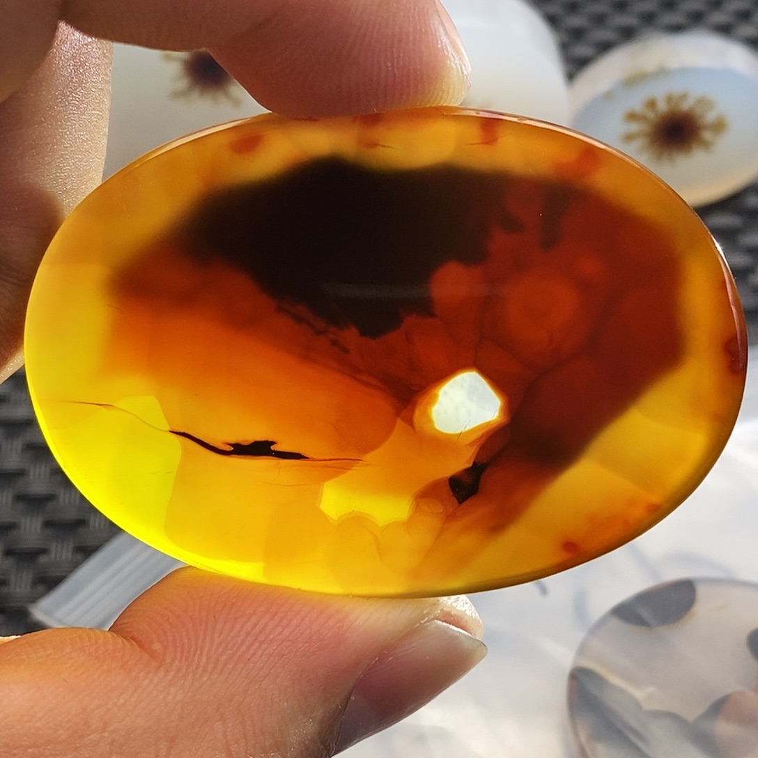 不***乖玛瑙/玉髓未镶嵌吊坠(不含链)