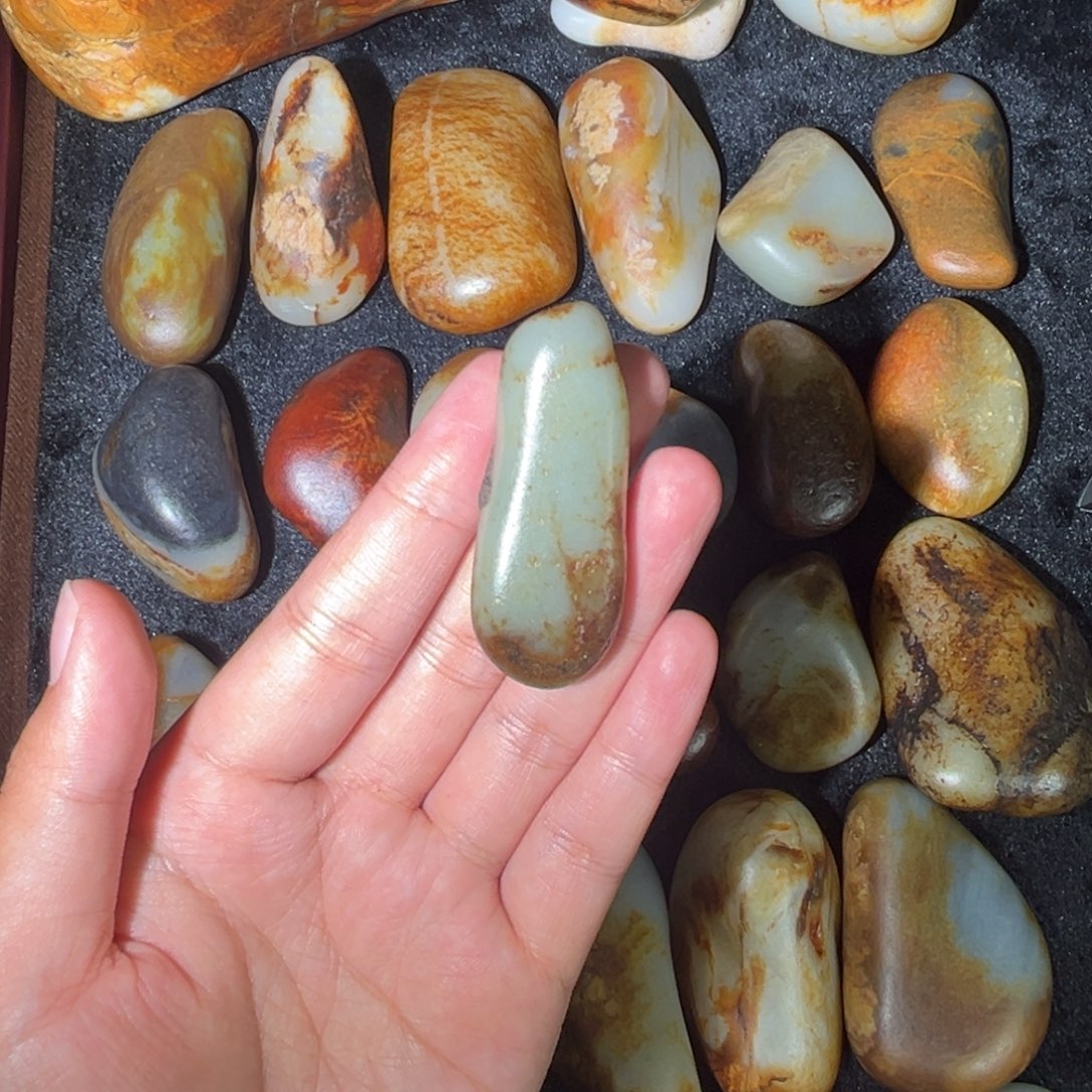 和田玉未镶嵌挂件30.6