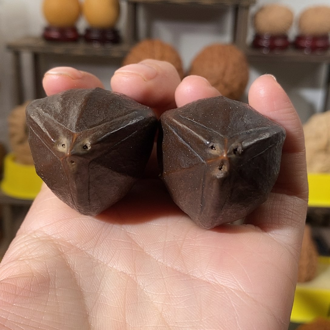 吊坠文玩核桃黑橄榄36