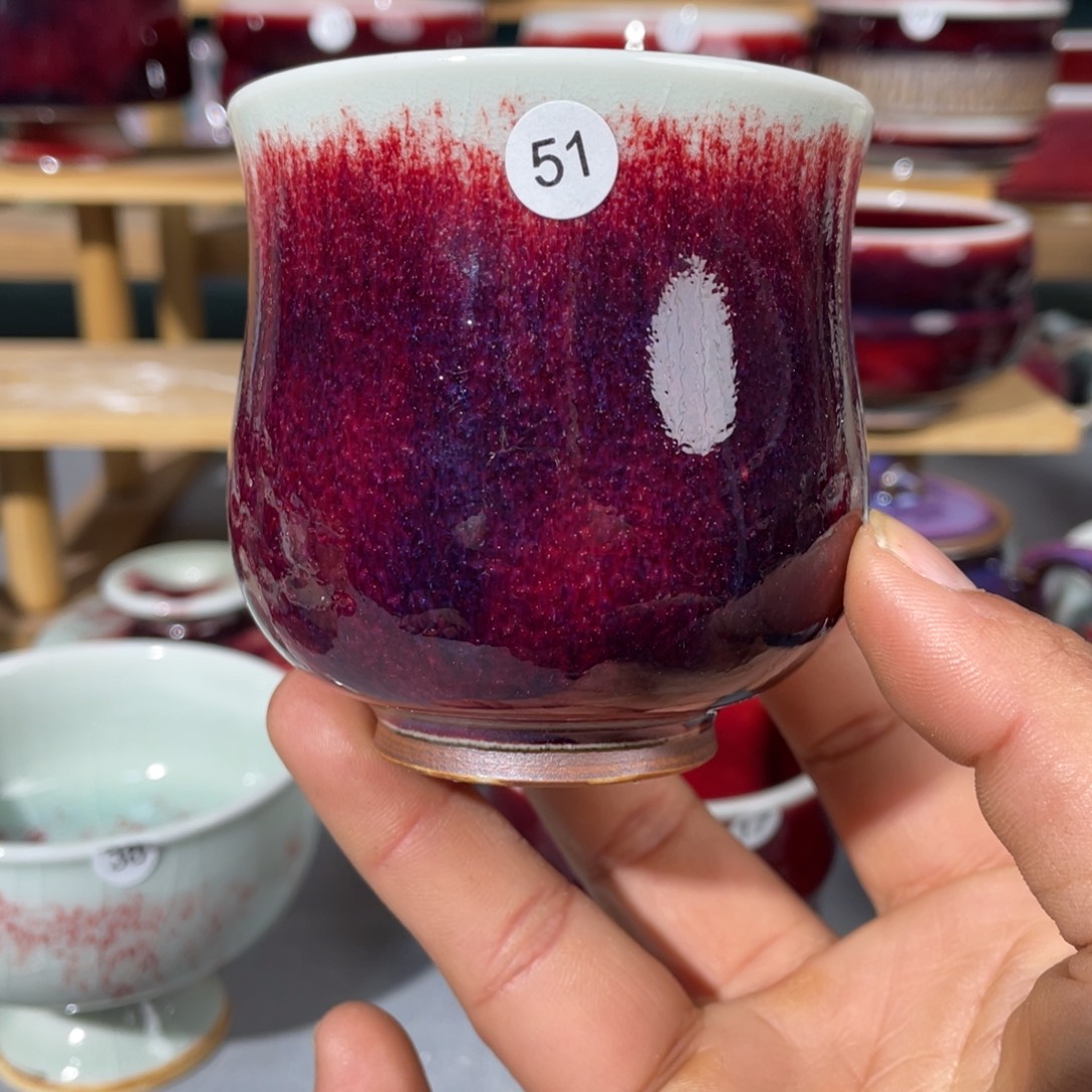 瓷片纯手工制作……微微瑕