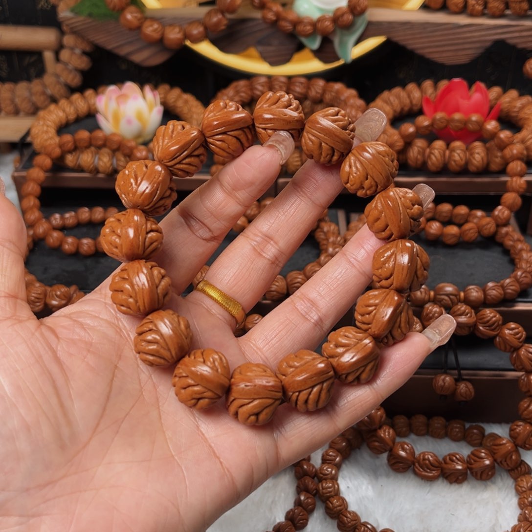 桃核手串19精品大哥串豹子头