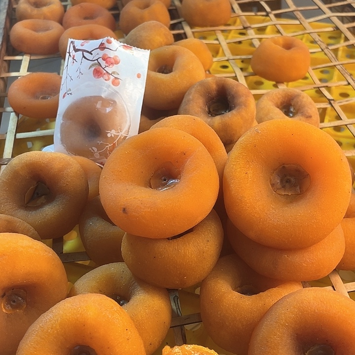 尖柿恭城柿饼香甜软糯好好吃呀