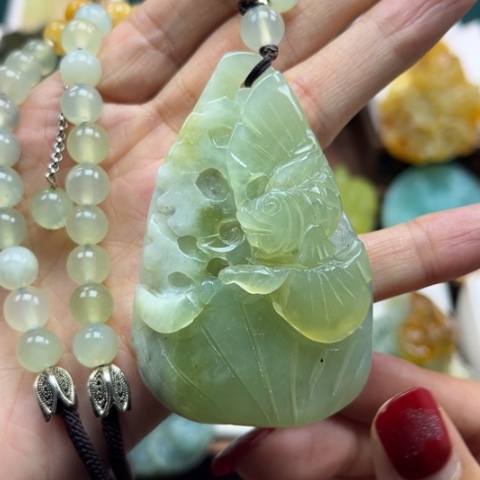 岫玉挂件未镶嵌挂件