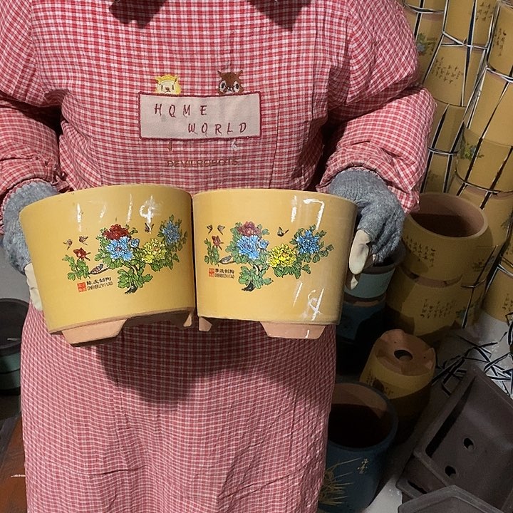 紫砂花盆紫砂花盆