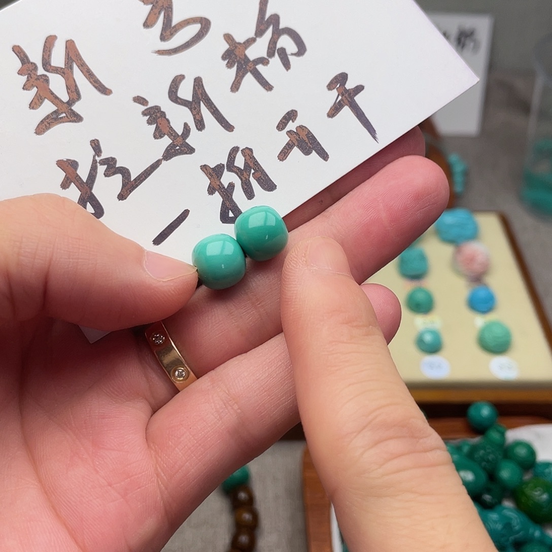 手工雕刻配饰配珠手串尺寸10