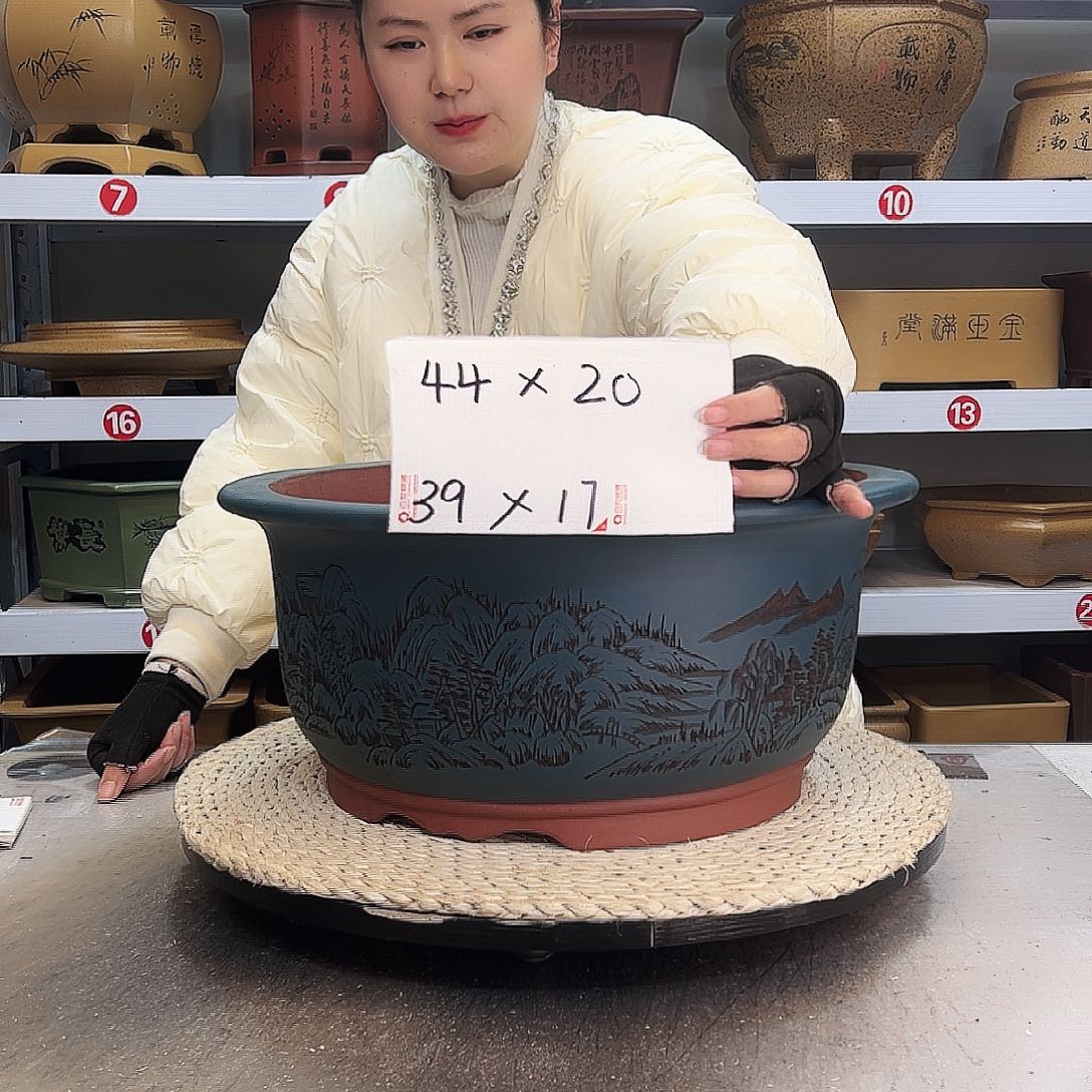 紫砂花盆紫砂花盆