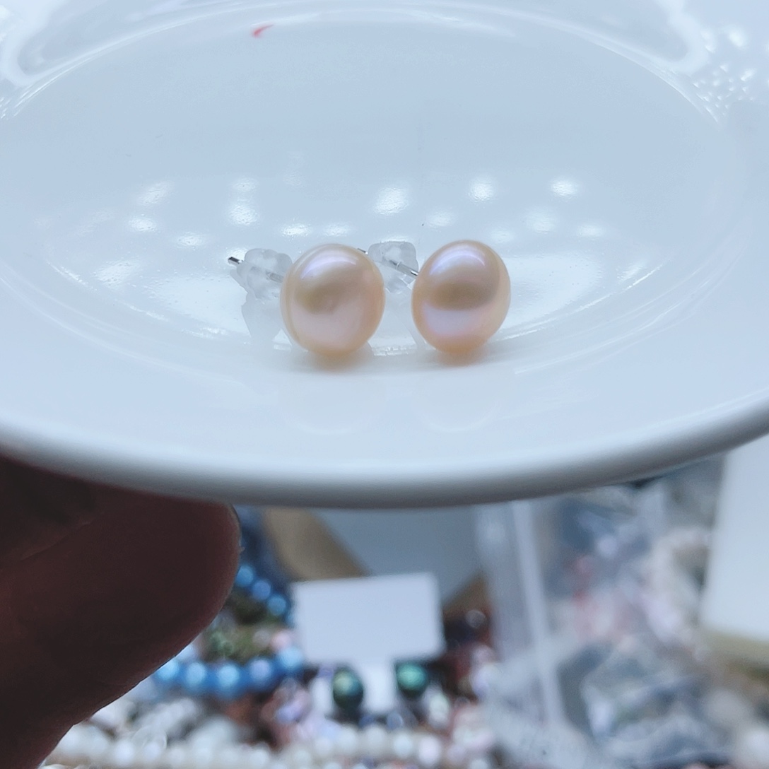 淡水珍珠颈饰钛钢