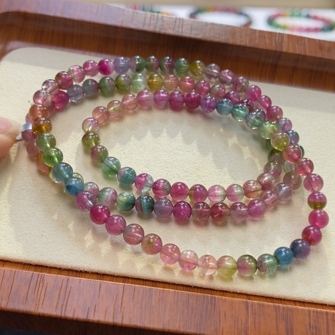 【闪购商品】碧玺手串未镶嵌两天看货期