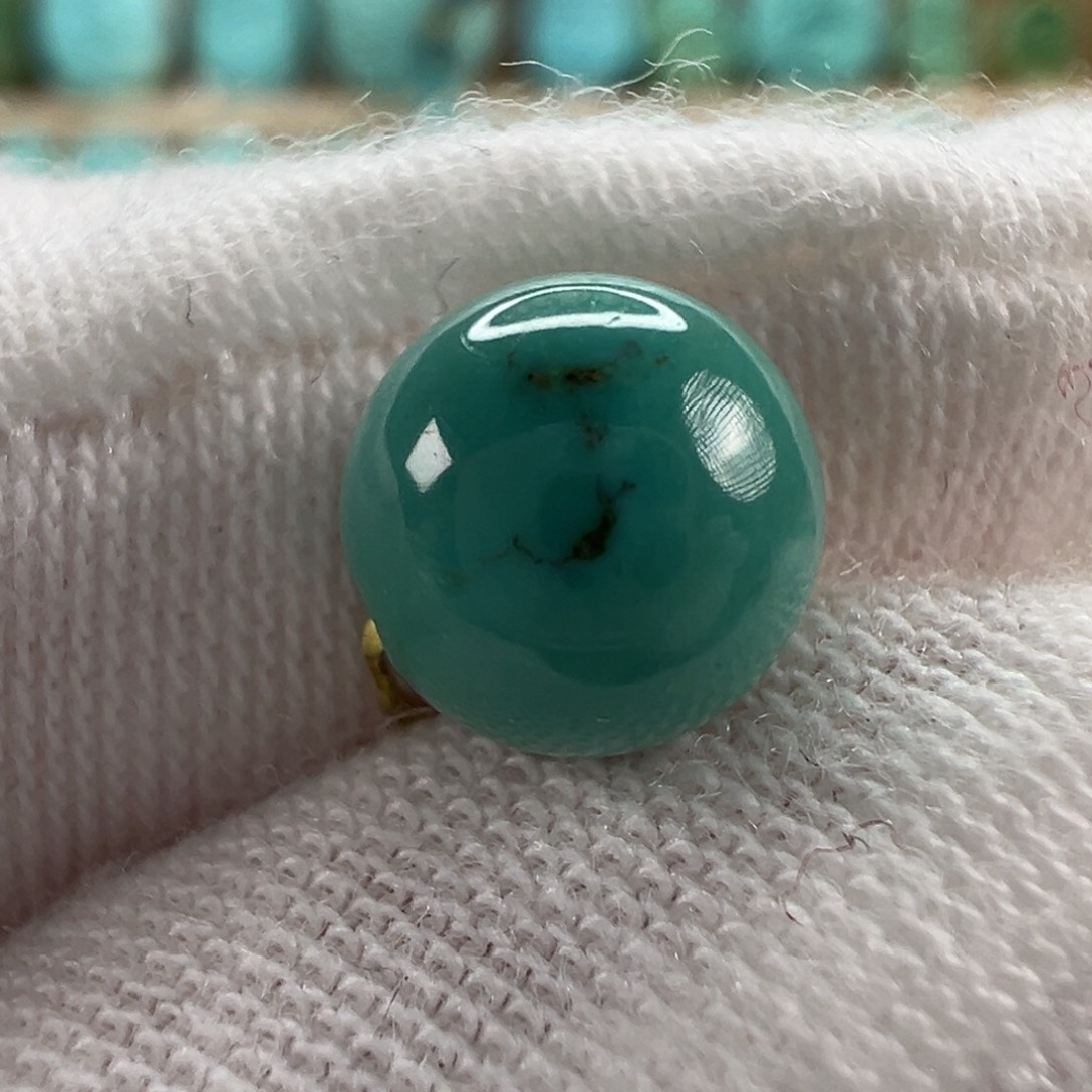 未镶嵌绿松石配饰7.5mm