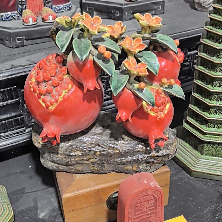 摆件石湾窑陶瓷摆件