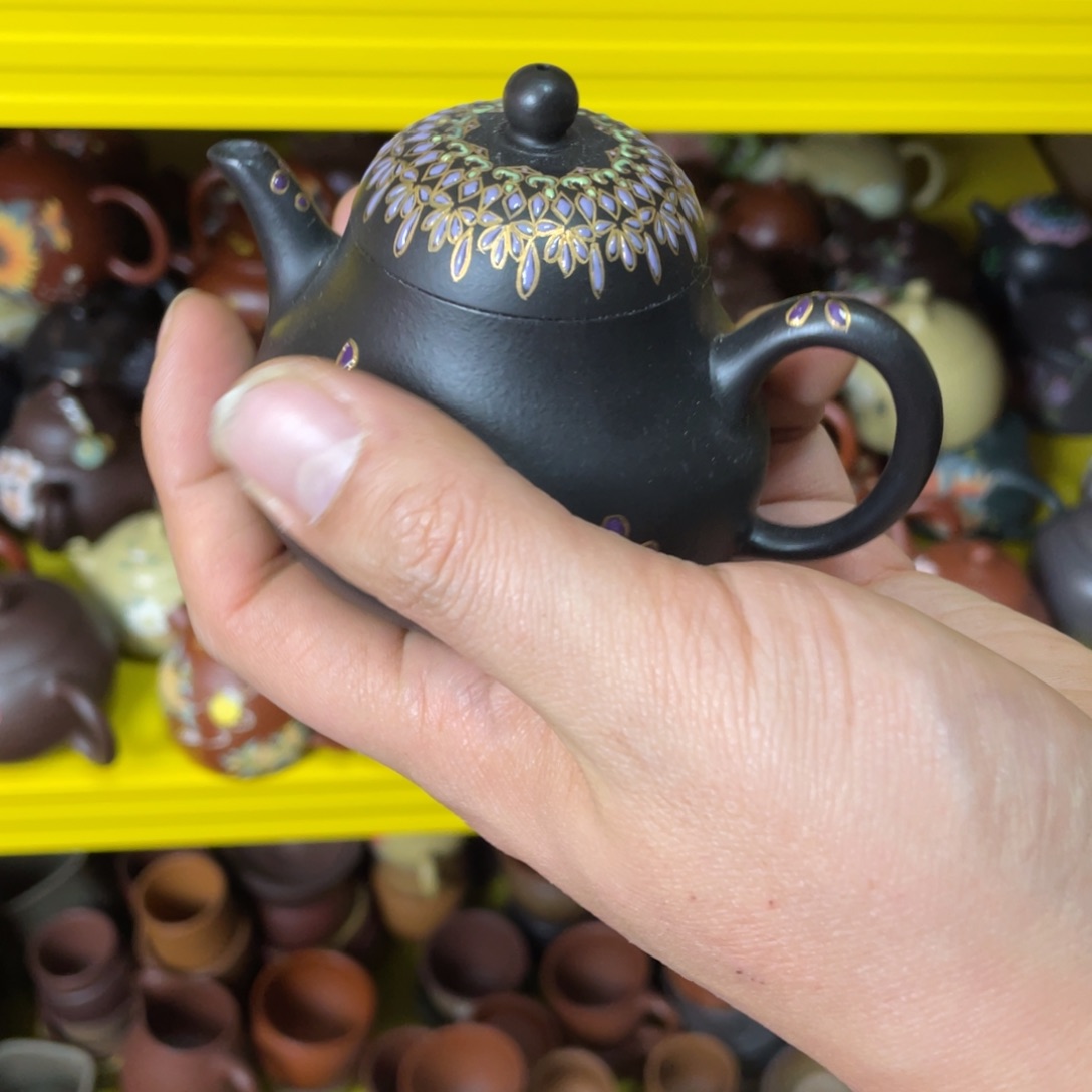 红泥茶杯紫砂主人杯130cc