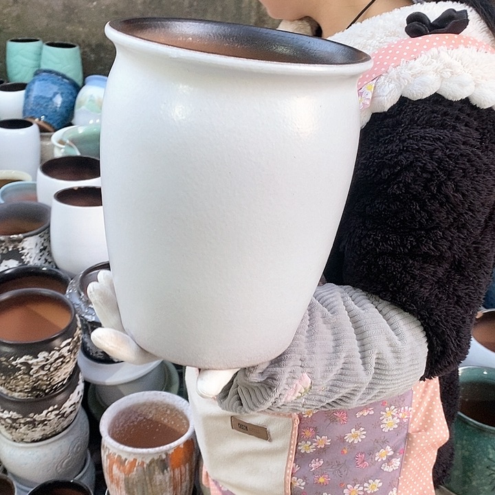 紫砂花盆正品口20高25