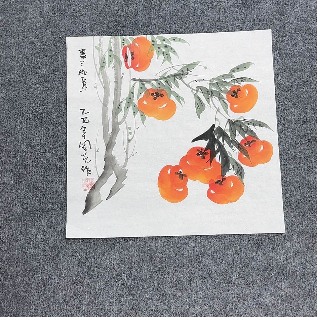 国画35*35纯手绘周艺