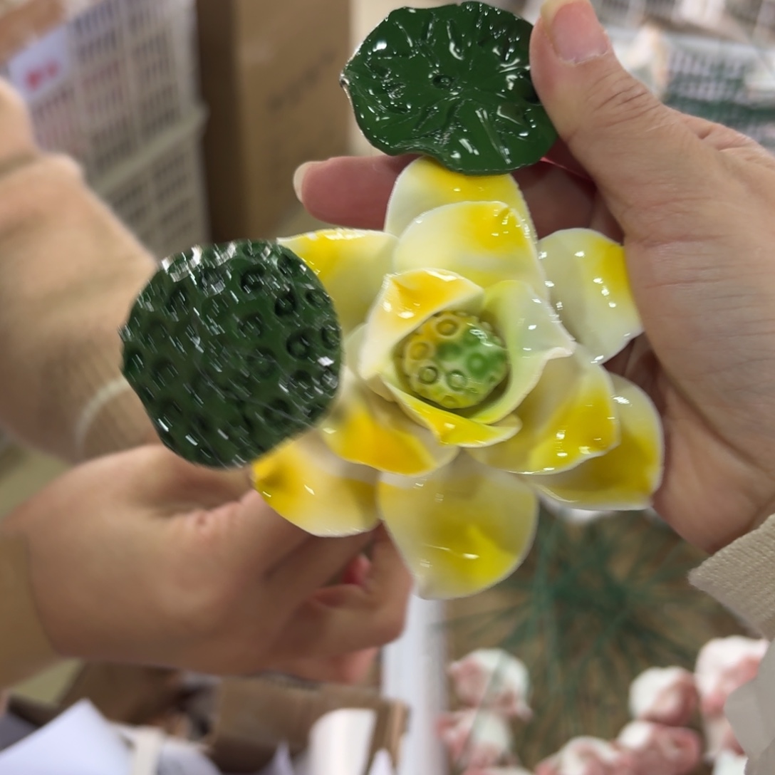 陶瓷花拍满20元发货退款拉黑